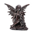 Fairy Sitting With Flower Figurine 9cm