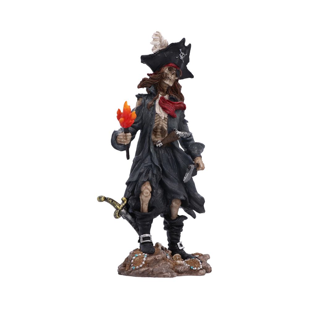 Skeletal Pirate Captain Figurine 24.2cm