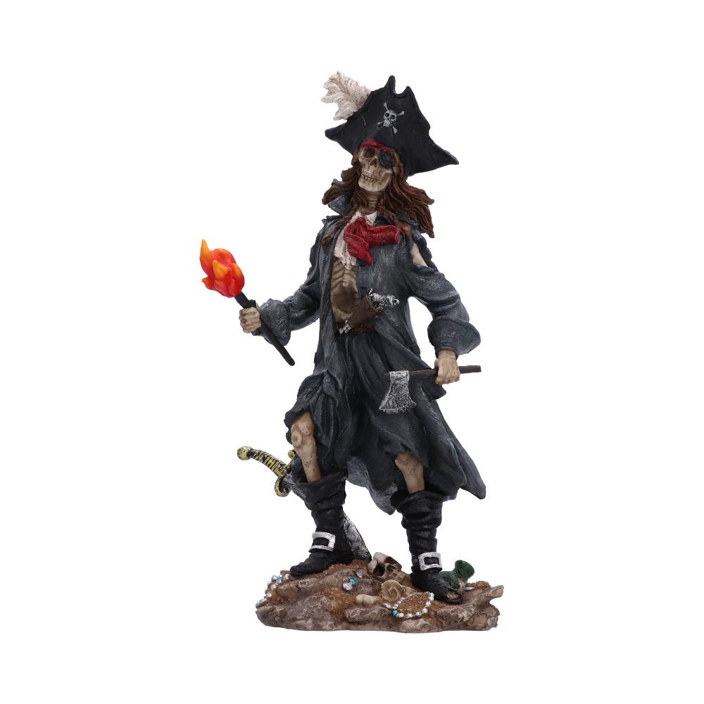 Skeletal Pirate Captain Figurine 24.2cm