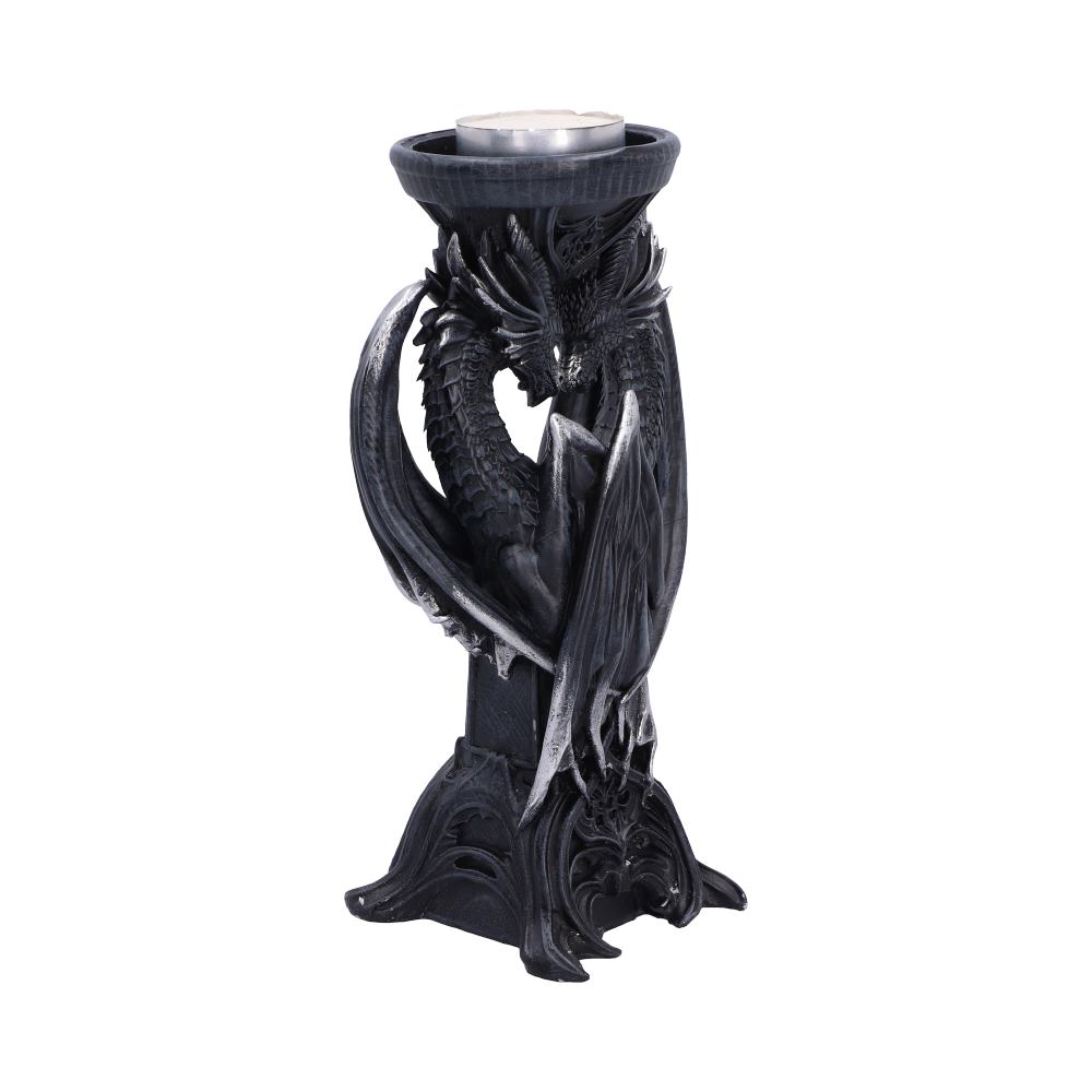 Double Dragon Candle Holder 18.3cm