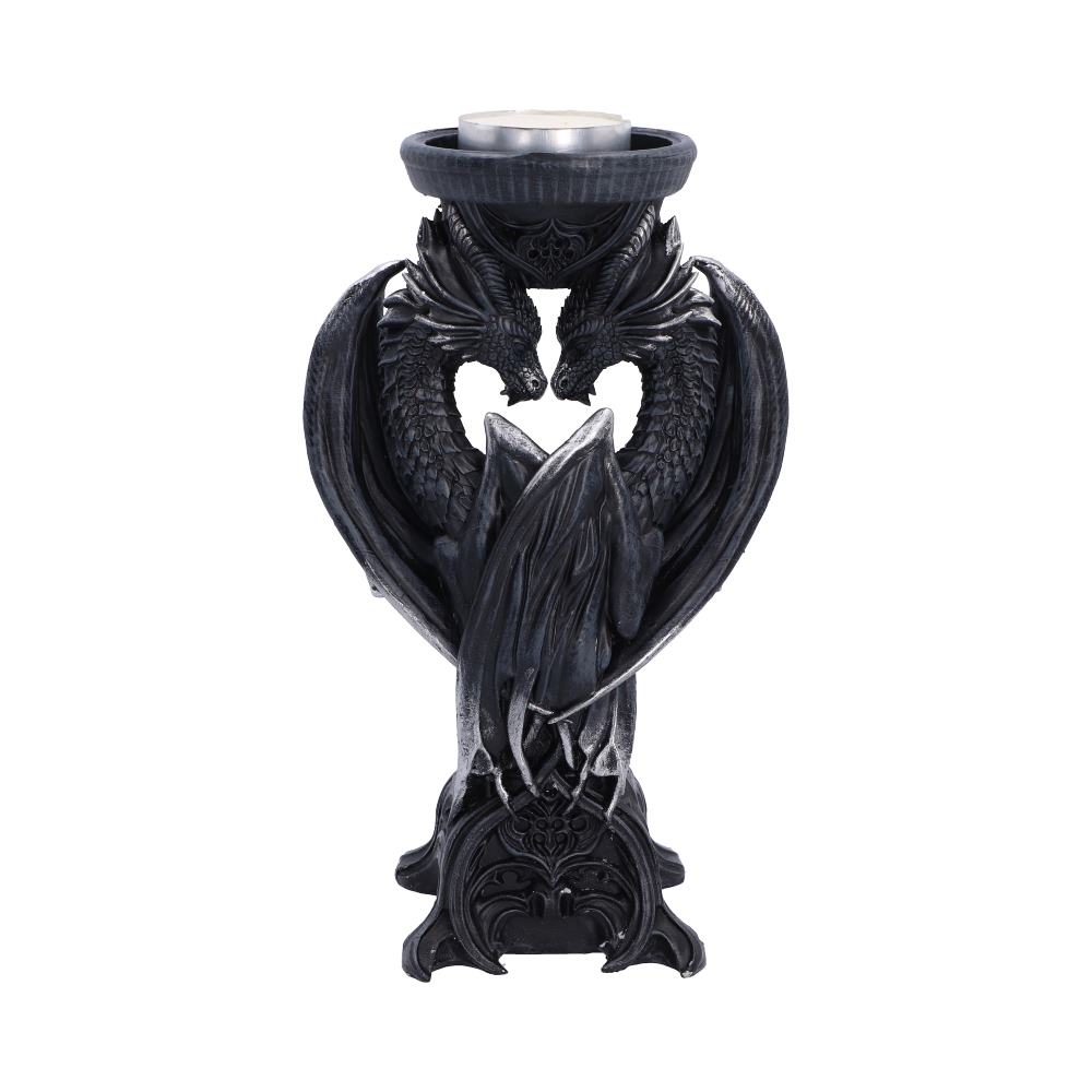 Double Dragon Candle Holder 18.3cm