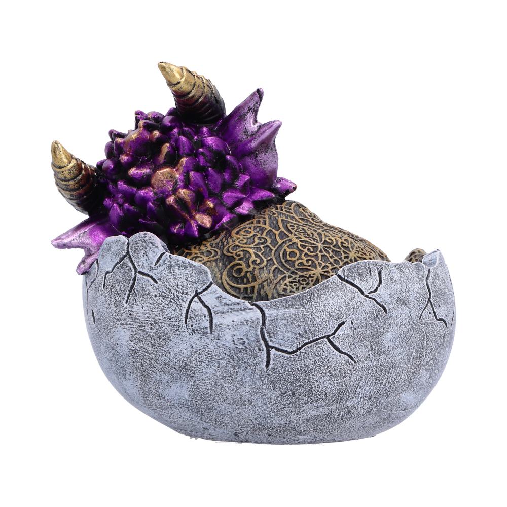 Purple Sleeping Dragon Figurine 9.5cm